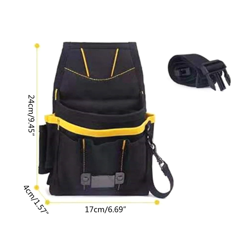 Small Tool Bag Tool Pocket Belt Pouch Waist Pouch Bag Multifunction Hand Single-shouder Bag Tool Holder Bag