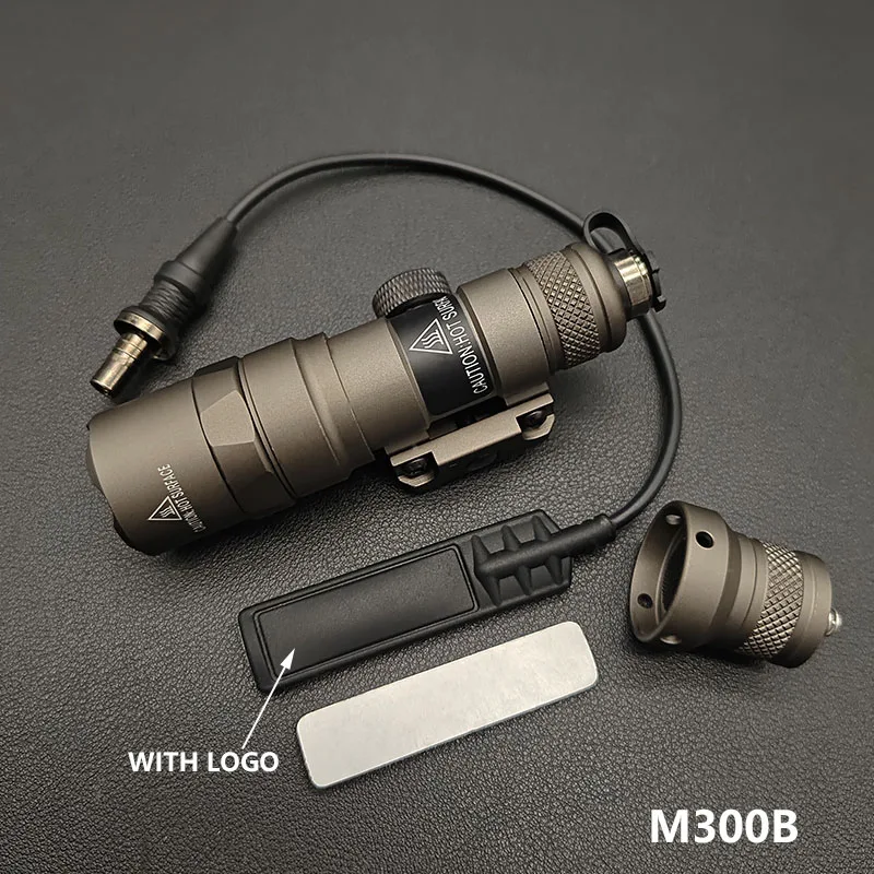 Taktisches M600B M300B Gewehrlicht M300C M600C Taschenlampe LED Jagd-Momentanschalter für M-System/20MM-Schiene