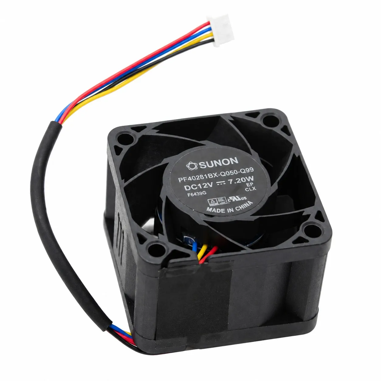 PF40281BX-Q050-Q99 Server Cooling Fan 40x40x28mm 4028 12V 0.6A 13500RPM Dual Ball Bearing for SUNON
