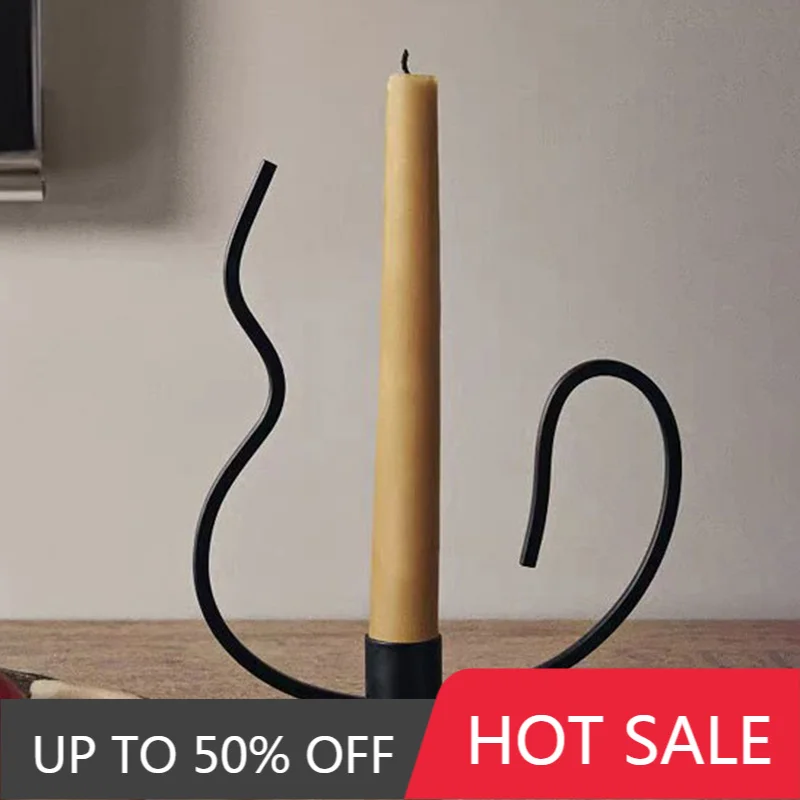 Luxury Candle Holders Nordic Home Decor Candle Stick Holder Wedding Desktop Decoration Metal Candlesticks Vintage Candelabrum