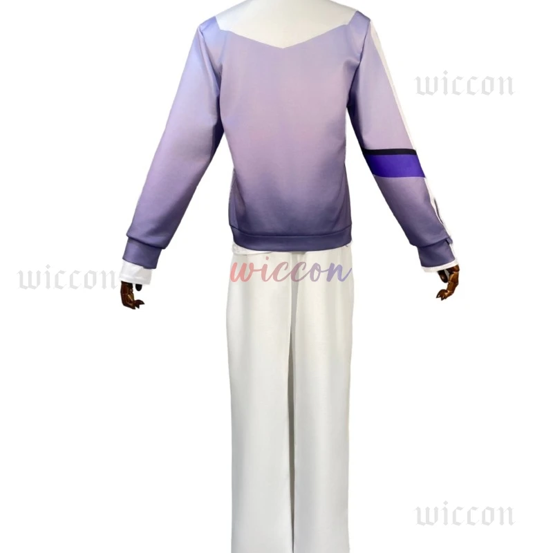 Toya Cosplay Tracksuit Hoodies Pullover Wig Daily Party Suit for Adult Man Cosplay Wig collection with Kenmochi character style view 3