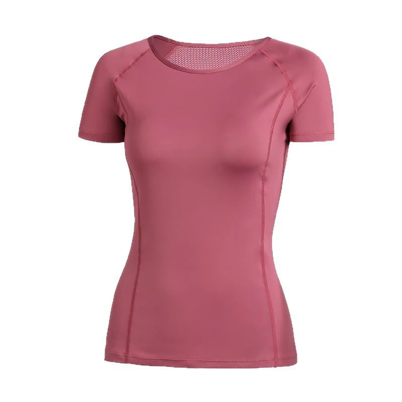 

Women Yoga Top Seamless Sport T Shirts Fitness Clothes Short Sleeve Yoga Shirt Gym Top Running Active Wear Sport Top Femme