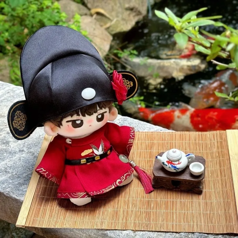 Yuri Zang Hai Zhuan Xiao Zhan Red Blue Robe Clothes Suit For 20cm Doll Toy Costume Cosplay Cute Fan Gift