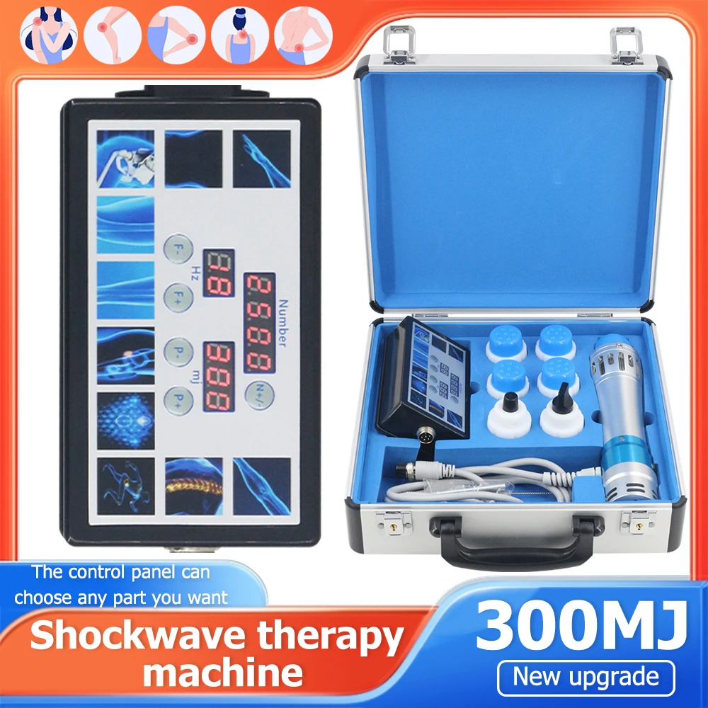 Shockwave Therapy Machine 300MJ For ED Treatment New Massage Tools Pain Removal Professional Shock Wave Body Relaxation Massager