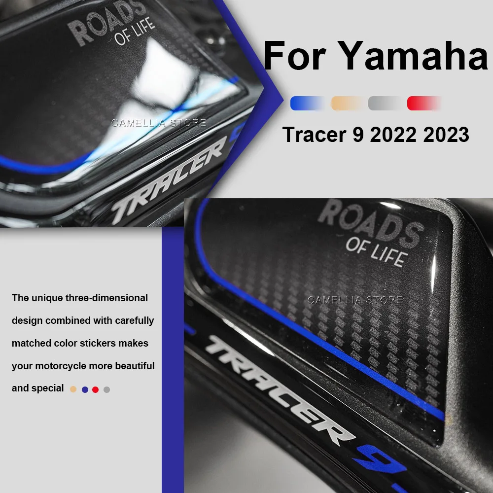 Dla Yamaha Tracer 9 Tracer 9GT 2022 2023 naklejki na jelce motocykla 3D żywica epoksydowa wodoodporna naklejka motocyklowa Tracer 9