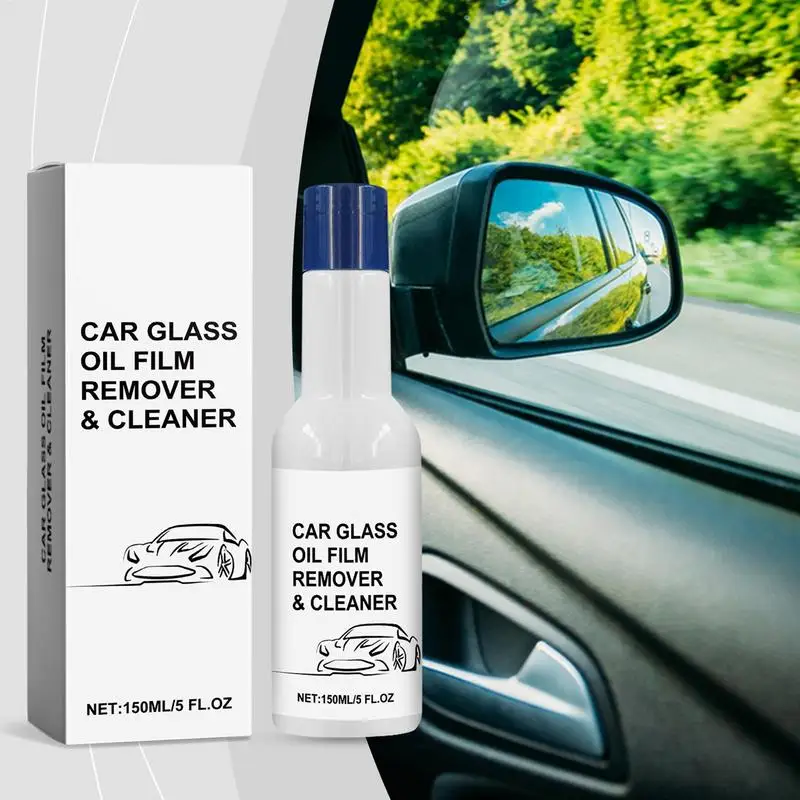 Glass Oil Film Remover Car Window Cleaner Long-Lasting Automotive Glass Cleaner Efficient Car Oil Film Remover Car Glass Oil