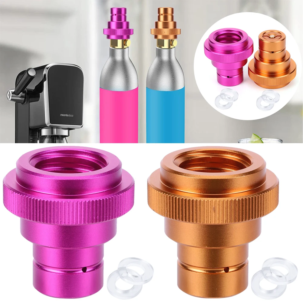 CO2 Quick Connect Adapter Quick Disconnect Connector voor CO2 Cilinder Soda Water Bubbler DUO Terra CO2 Adapter Accessoires