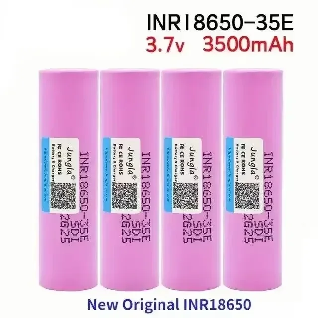 

Free Delivery Original 18650 3500Mah 20A Discharge INR18650 35E 1-100PCS 3.7V Lithium-ion Rechargeable Battery Screwdriver