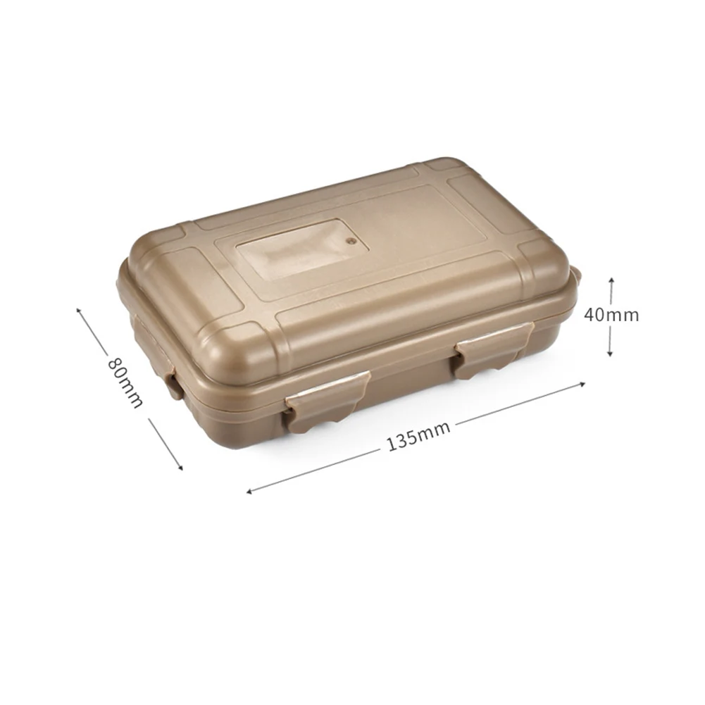 Case Survival Box Fishing Outdoor Waterproof Bag Camping Composite Material Container Equipment Sealed Plastic