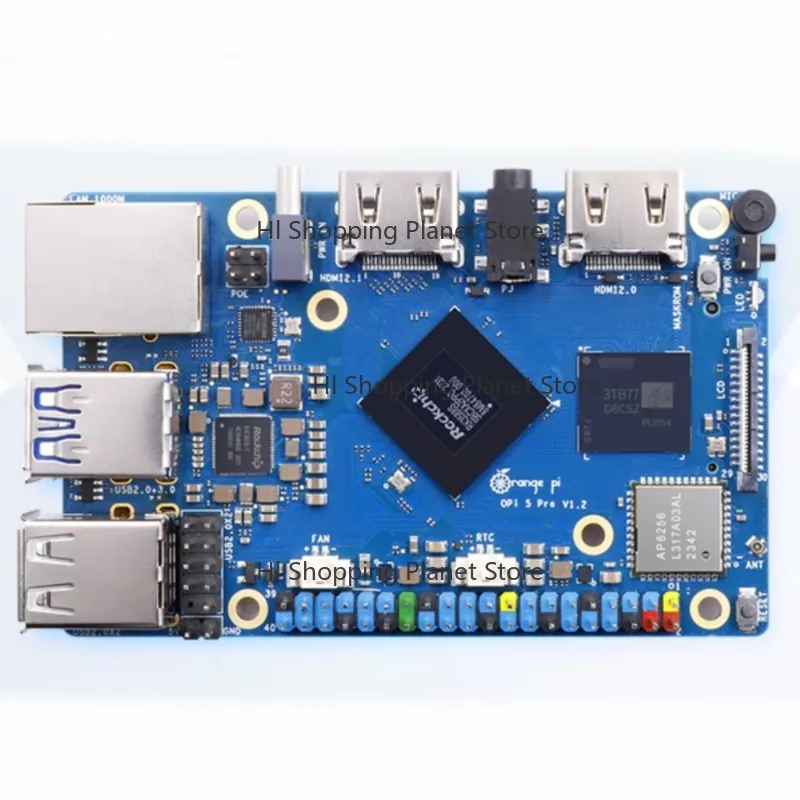 Factory Supply Orange Pi 5 Pr-o Development Board RK3588S Rockchip with 4GB 8GB 16GB 32GB LPDDR5 An-droid OS