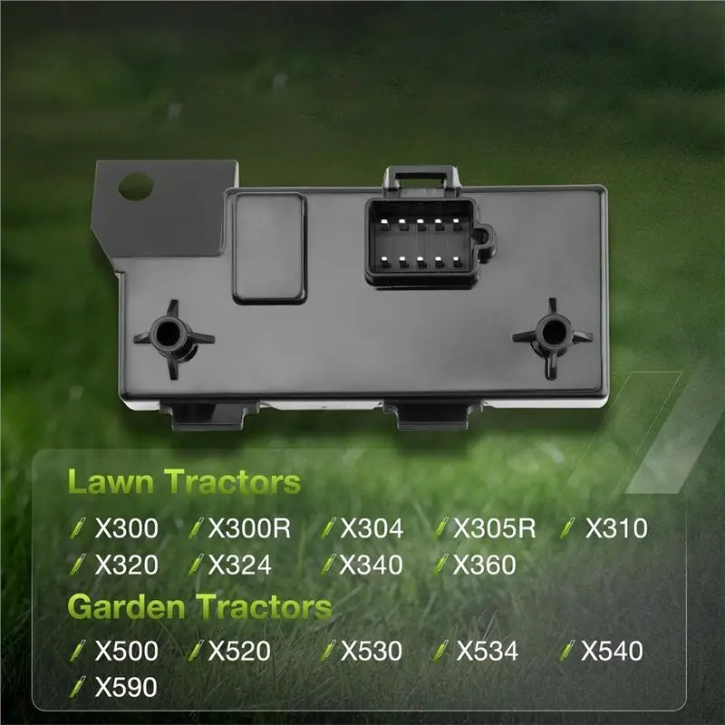 PORK-Fit For John Deere X300 X300R X304 X305R X520 X540 X590 AM141075, Electronic Control Unit Module Lawn Garden Tractor Parts