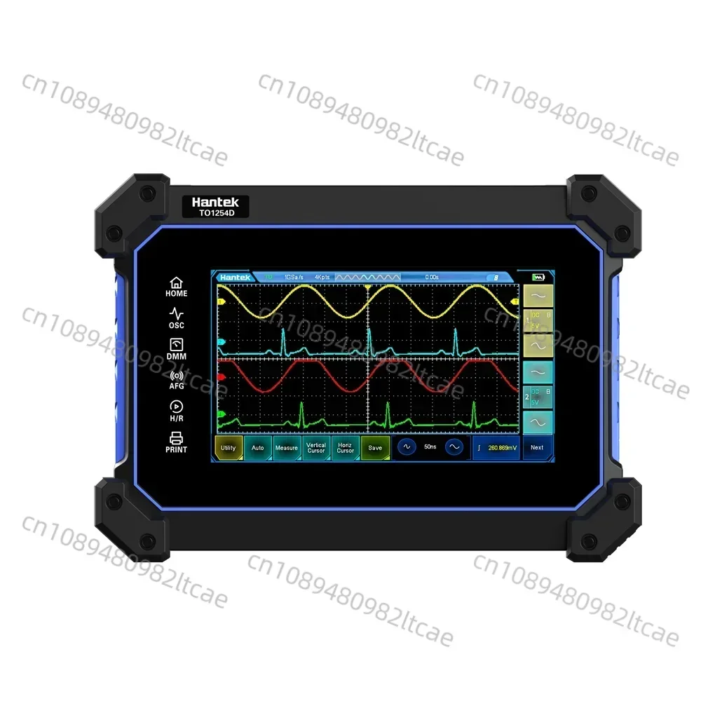 Hantek TO1254D TO1154D TO1204D Touch Screen Digital Oscill 4 Channels Portable USB Oscill + 25Mhz Signal Source+Meter