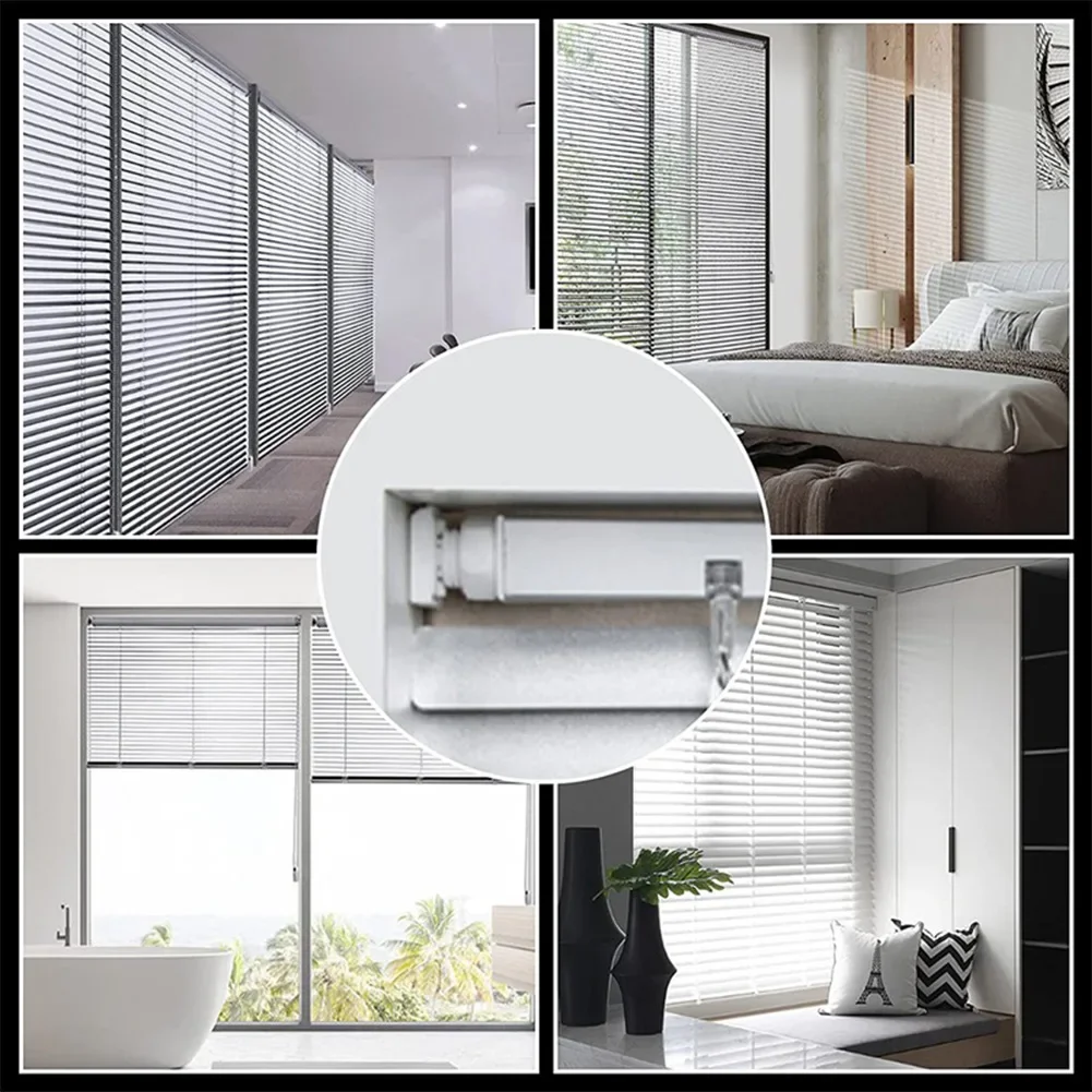 4Pack No Drill Blind Brackets Kit Twist Fit For Roller Blinds Tool Installation Window Hardware Rolling Shutters Parts