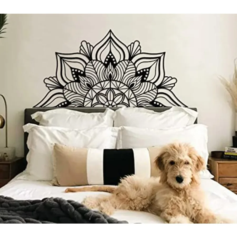 

Большое металлическое настенное панно «Мандала» с уникальным изображением цветка лотоса, подходит для декора офиса, дома, интерьера и экстерьера.