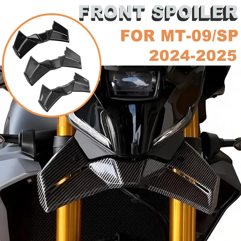 

Motorcycle Front Downforce For YAMAHA MT-09 MT09 MT 09 SP Y-AMT 2024 2025 Spoiler Naked Spoilers Aerodynamic Wing Deflector