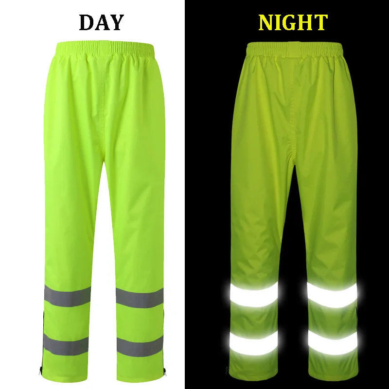 

Брюки Hi Vis, уличные водонепроницаемые брюки для мужчин, мотоциклетные брюки, мужские плащи, защитное снаряжение, брюки для мотокросса, езда на мотоцикле