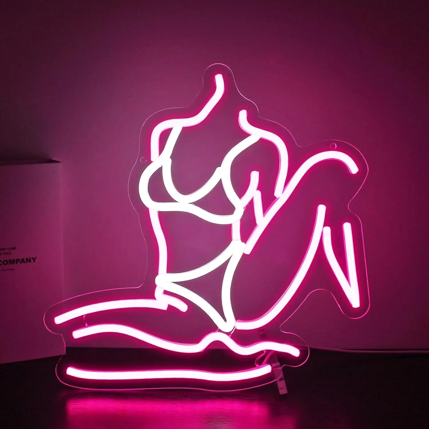 

Неоновая вывеска Lady Body с регулируемой яркостью, светодиодная лампа для пивного бара, тренажерного зала, игровой комнаты, спальни, украшение personnalisé, подарок, ночник