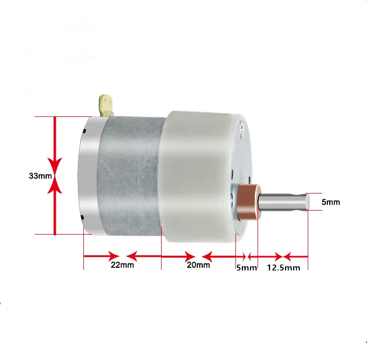 Brand new 35ZYL002 DC gear motor 9V 110RPM currency counter motor 530 DC motor ~