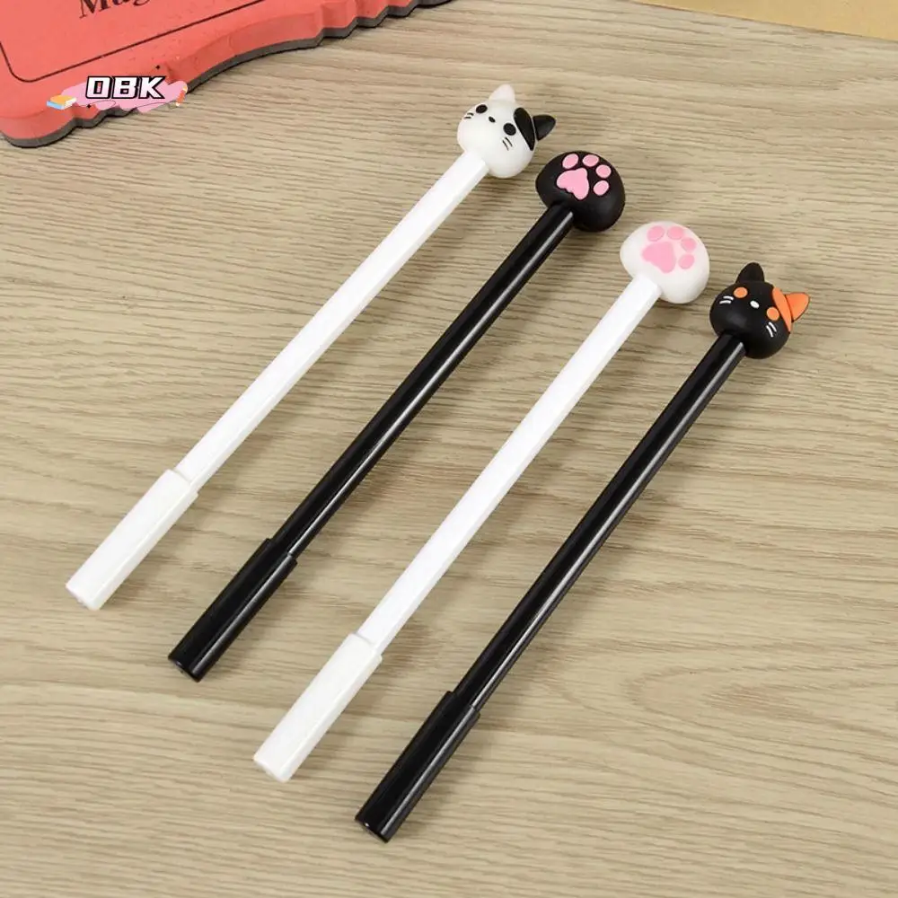 

Cute 0.5mm Cat Paw Gel Pen Cat Paw Cartoon Black Ink Pen Writting Tool Animal Signature Pen Kids