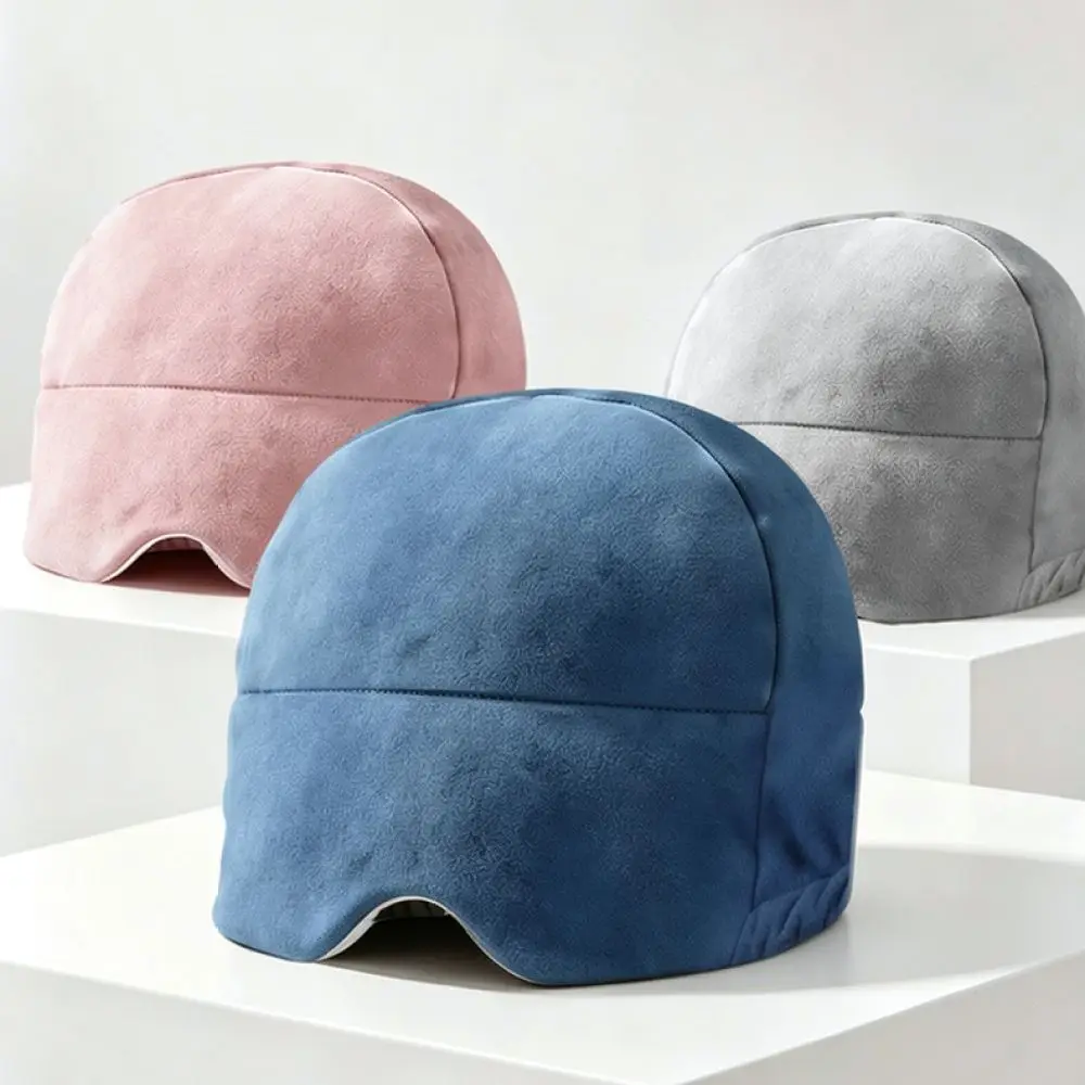 Comfortable Weighted Sleep Hat Eye Shade Soft Velvet Breathable Fabric Blackout Blindfold For Nap Travel Relaxation