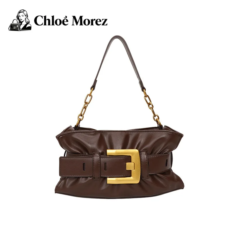 

Women's Bag Fashionable Pleated Cloud Versatile Large Capacity Single Shoulder Crossbody Trendy Armpit