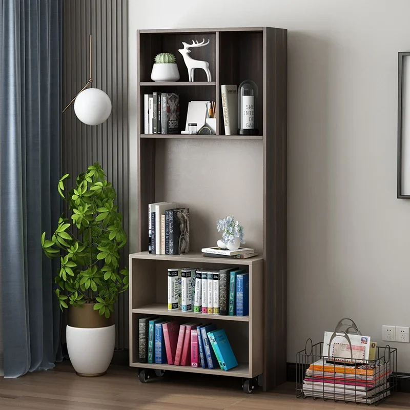 Desk creative bookcase bookshelf integrated combination simple desk