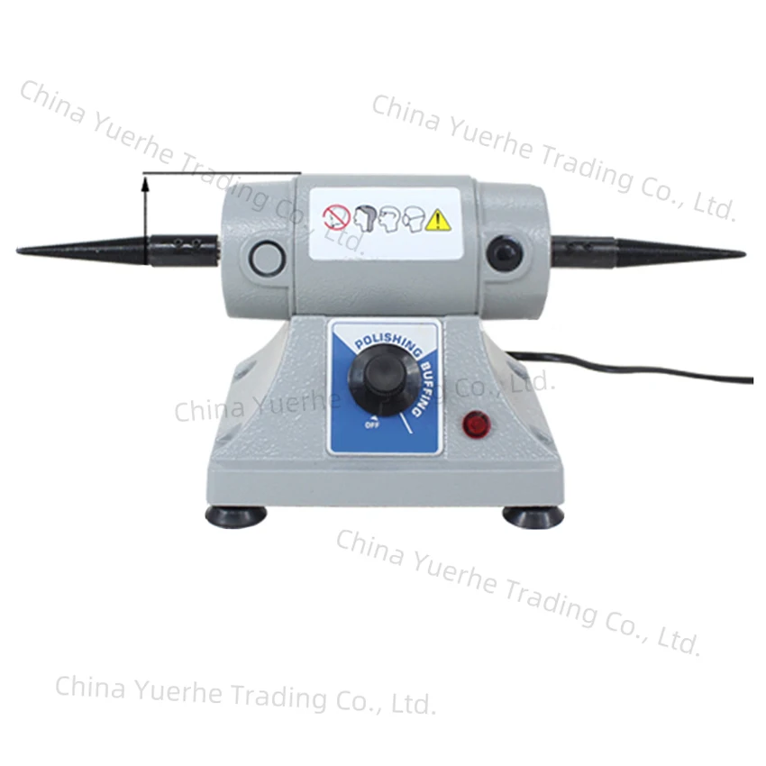

7000 об/мин полировальный станок для ювелирных изделий, настольный полировщик, шлифовальный станок с двойной головкой для DIY нефритового металла, небольшая мощность, регулируемая скорость