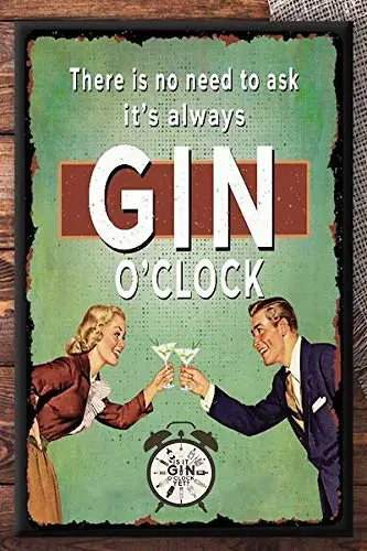 Gin O Clock Sign Gi…
