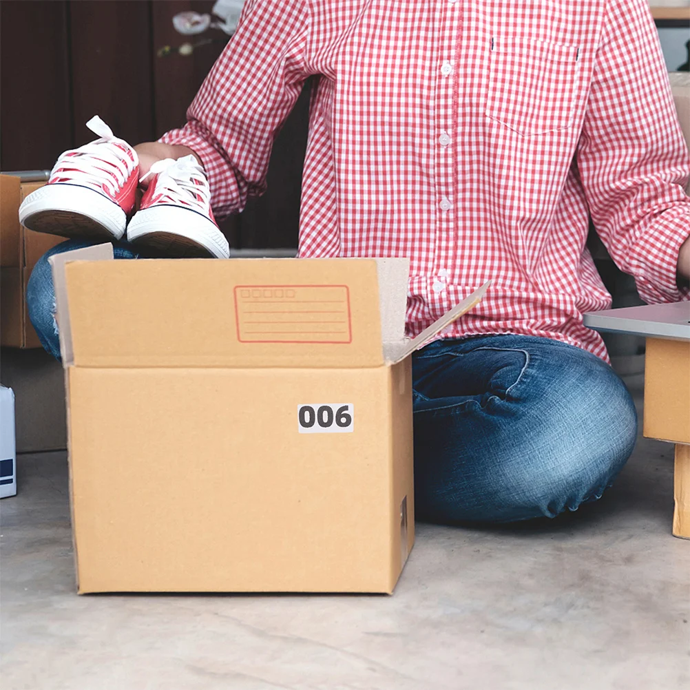 

2 Rolls Consecutive Number Inventory Labels Stickers Decal Classification Consecutively Numbered