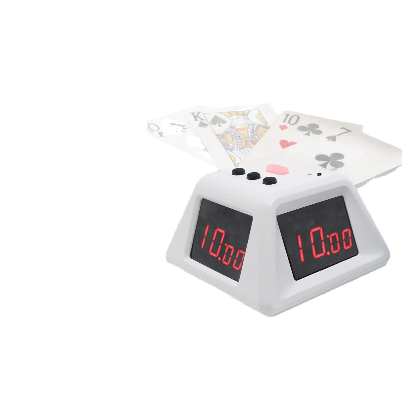 Dual‑Sided Digital Game Timer Rechargeable Countdown Clock For Poker Chess Card Competition Desktop Timer