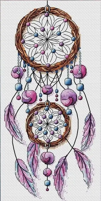 Dream Catching Net, Top Quality, Beautiful, Lovely Counted Cross Stitch Kit, DIY Height, Needle Work, 22-37