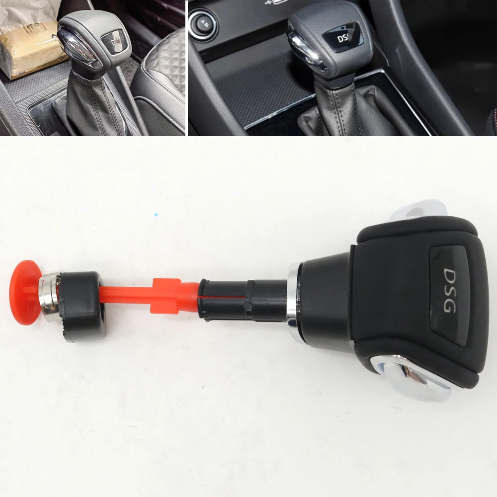 

LHD Transmision Shifter Gear Selector Knob Handle With DSG LOGO For Skoda Rapid Kamiq Superb MK3 Karoq Scala Kodiaq Octavia 3