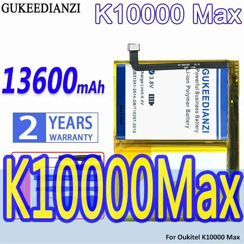 

High Performance For Oukitel K10000 Max K10000max 13600Mah Mobile Phone Battery