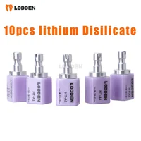 10 Uds Lodden Dental disilicato de litio C14 bloques de cerámica de vidrio cubos LT/MT/MO/HT para sistema de fresado CAD CAM Sirona Cerec