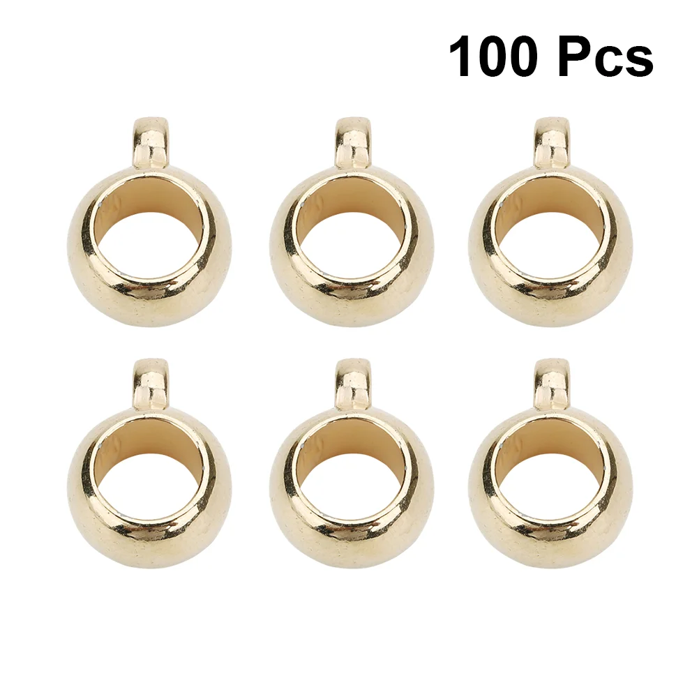 

100 Pcs Jewelry Pendant Accessories Hanging Creative Necklace Dangler Vintage Tube Beads DIY