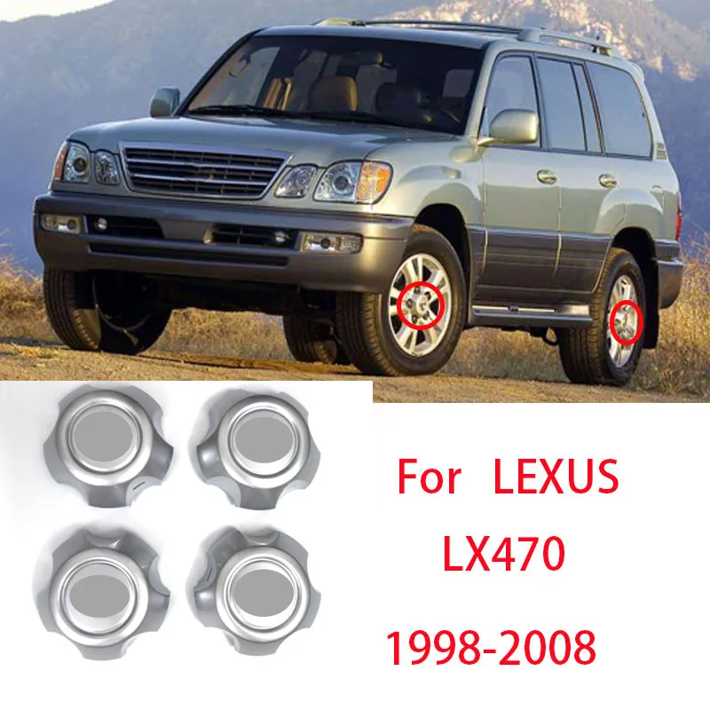 

Car Tire Hub Center Cap For Lexus Lx470 42603-60600 Hubcap Gray 1998 1999 2000 2001 2002 2003 2004 2005 2006 2007 Wear Parts