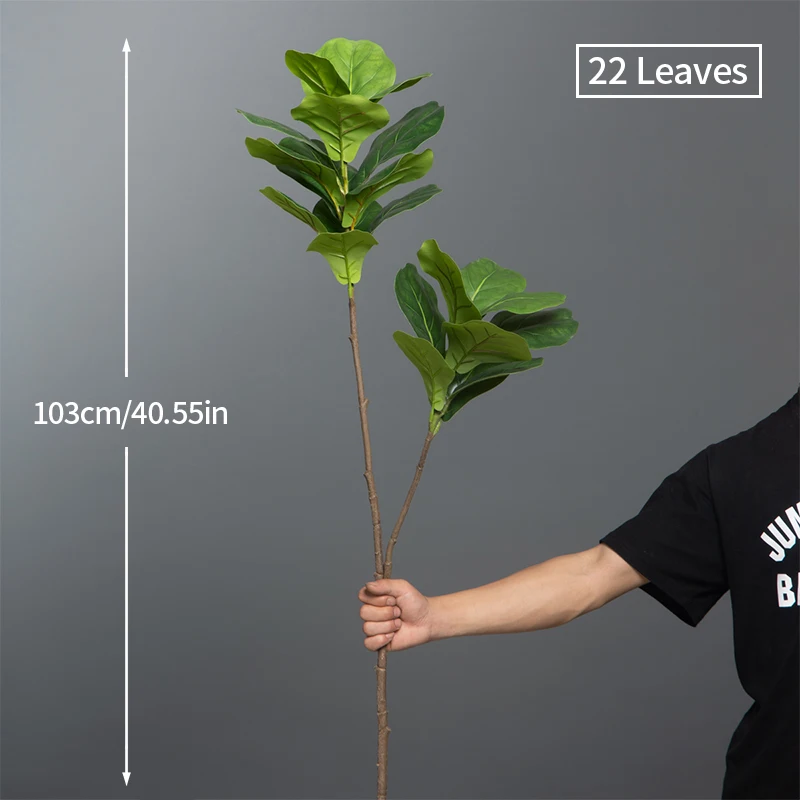 103cm/132cm duże sztuczne drzewo Ficus sztuczne rośliny gumowe gałęzie tropikalne figowiec bengalski pozostawia wysokie rośliny do wystrój ogrodu