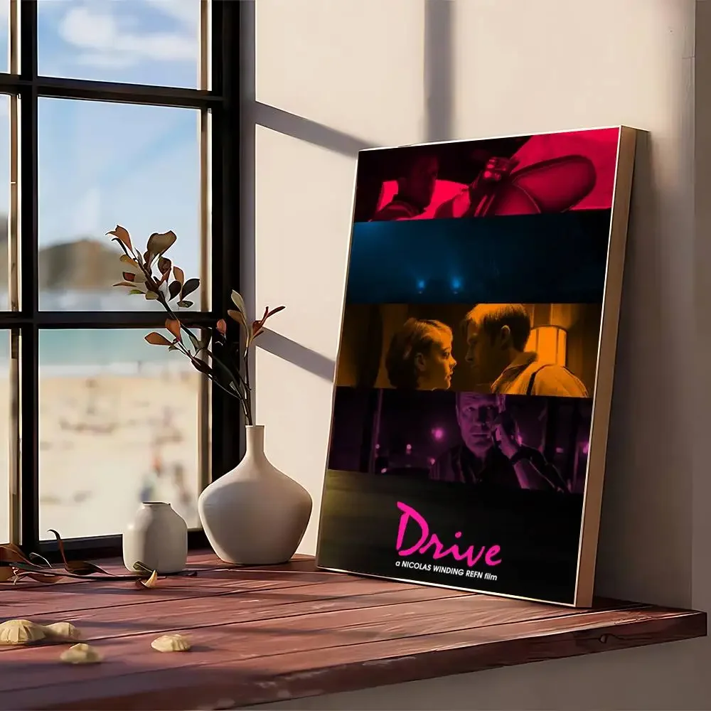 ملصق Drive الكلاسيكي Ryan Gosling بدون مؤطر ملصق Kraft Club Bar Paper Vintage ملصق جدار الفن اللوحة ملصقات الدراسة لغرفة النوم