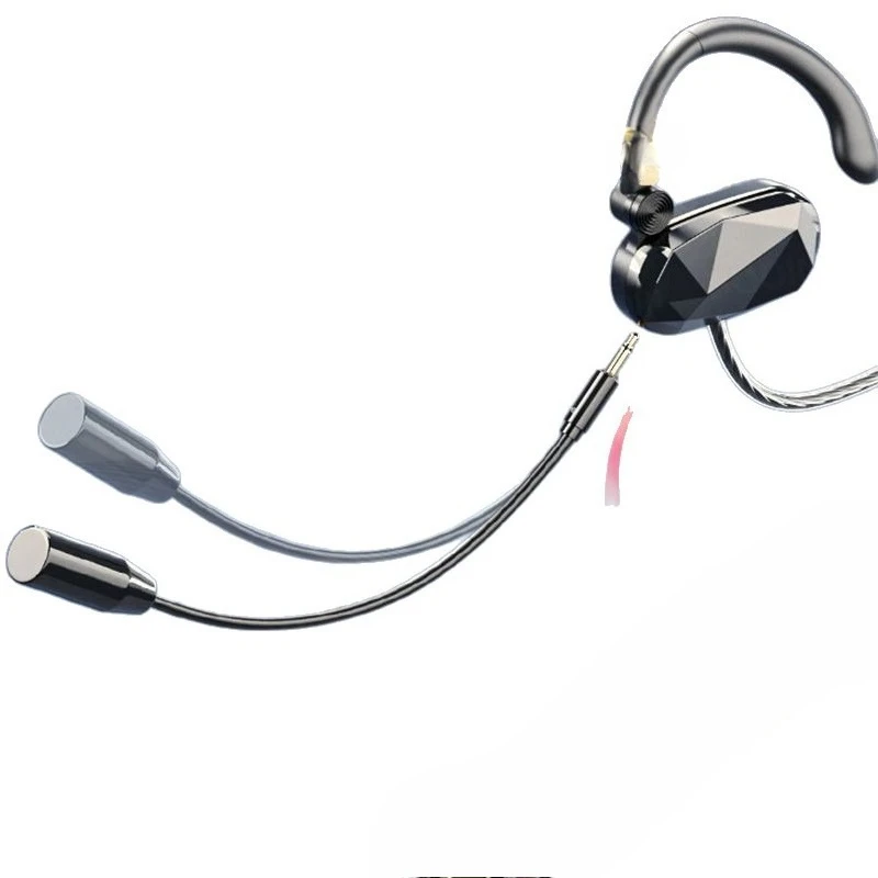 Headset e-sports game wired computer microphone 2-in-1 in-ear