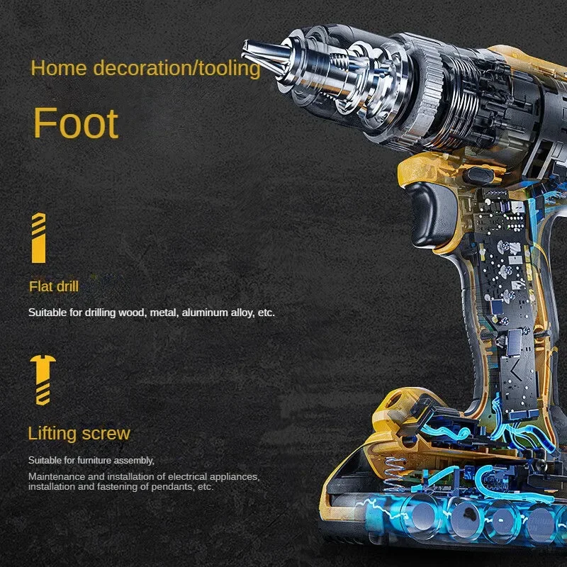 DeWalt Brushless Motor Rechargeable Lithium Battery Electric Hand Drill Screwdriver Electric Screwdriver Dcd791