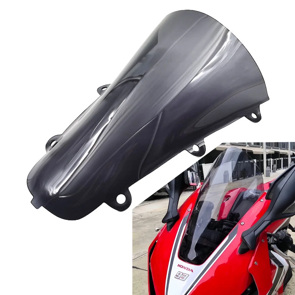 Racing Windschutzscheibe Windschutzscheibe Frontglas Visier Viser Meter Abdeckung Windschutz für Honda CBR1000RR CBR1000RR Fireblade 17–19