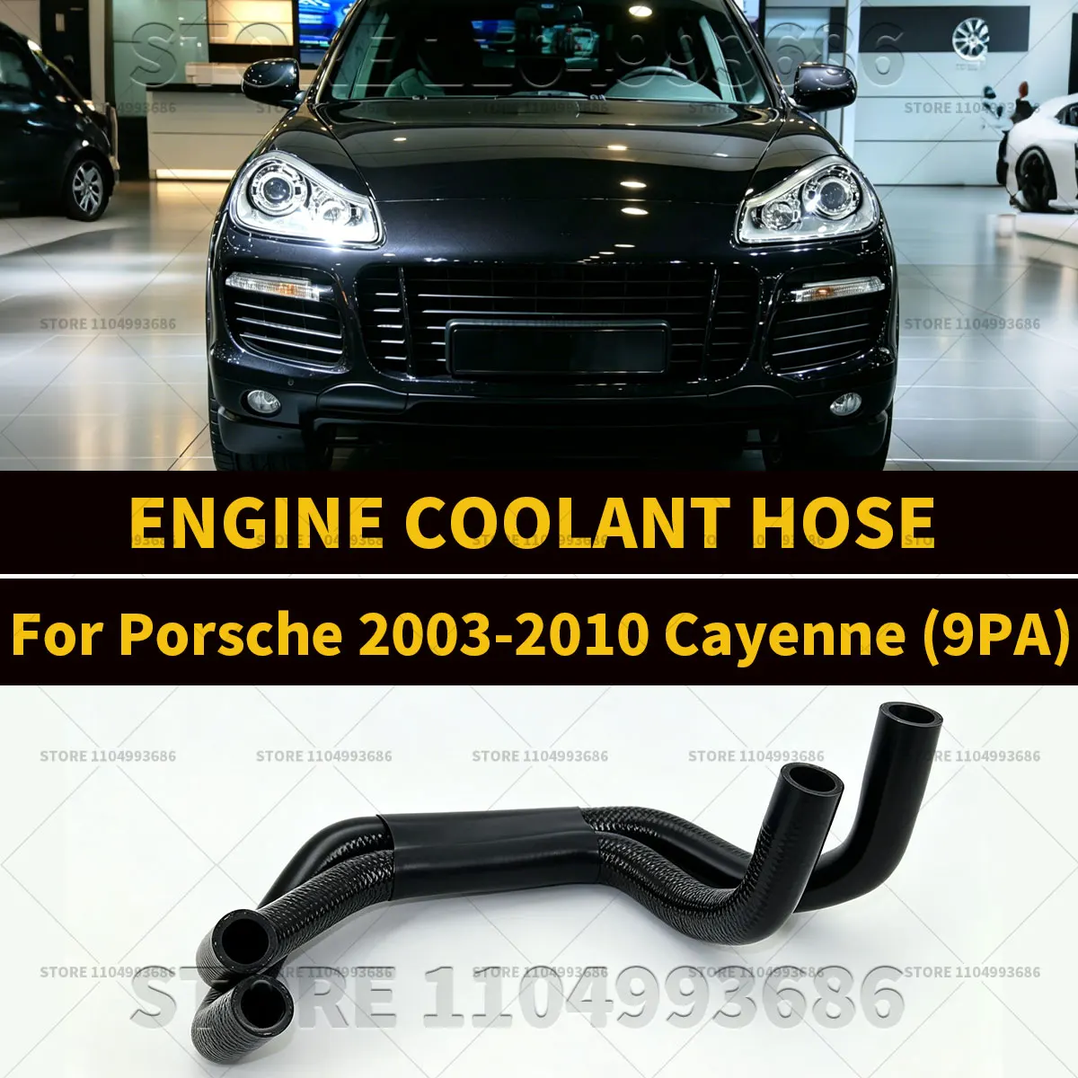 For Porsche 2003 2004 2005 2006 2007 2008 2009 Cayenne (9PA 957 955) Coolant Hose Car Accessories OEM 95510607300 95512207300 - view 3