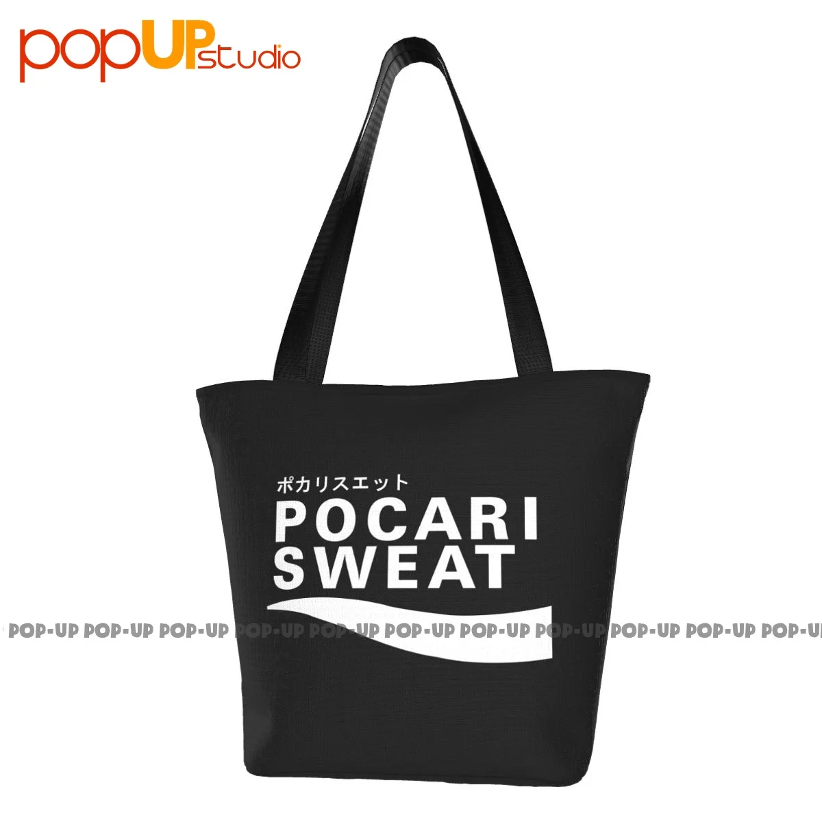 Pocari Sweat Japanese Logo Cute Handbags Reusable Shopping Bag Tear-Resistant