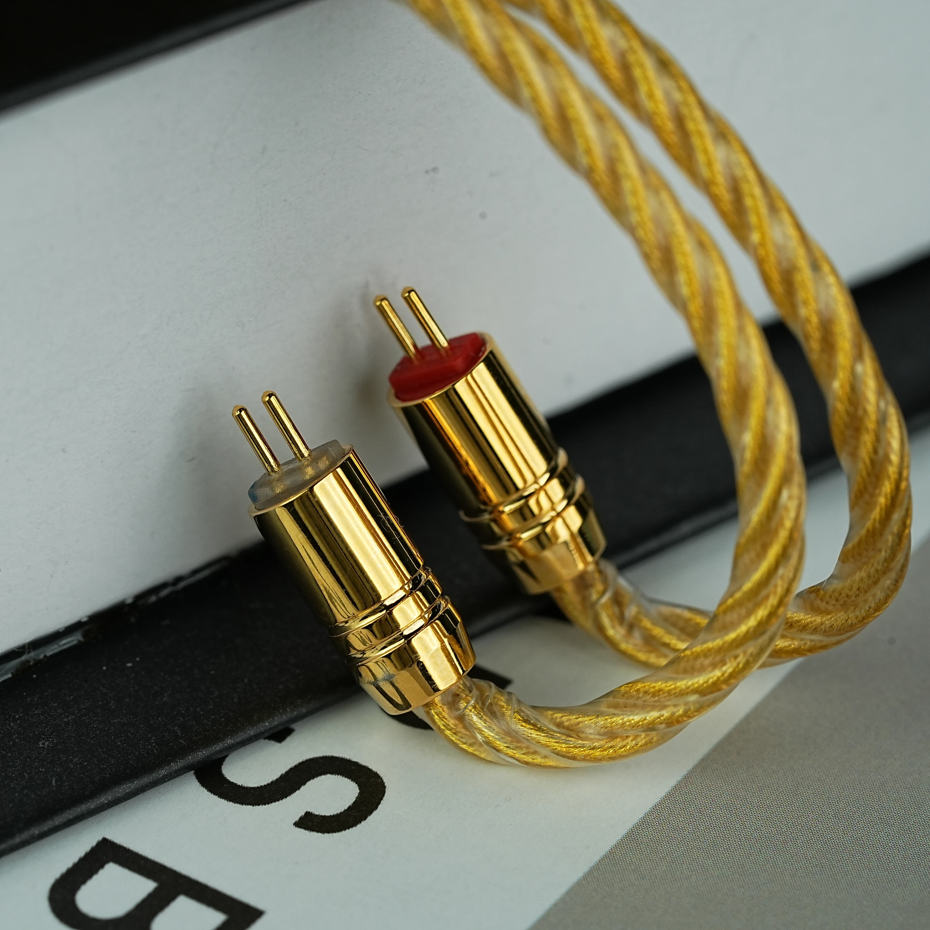 Xinhs 8-adriges 7n Einkristall-Kupfer-vergoldetes Kopfhörer-Upgrade-Kabel 3.5/2.5/4,4mm mmcx/0,78 2-polig für iem vesper chu ii sr5 – Detail 3