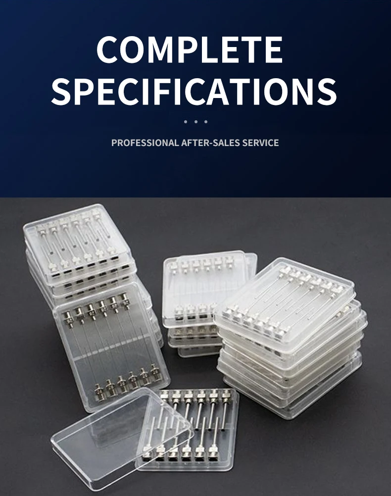 12er-Pack Dosierspitzen aus Edelstahl mit Stumpfer Spitze, 1 Zoll, 8G, 10G, 12G, 16G, 18G, 20G, 26G, 30G, Klebernadeln – Detail 3