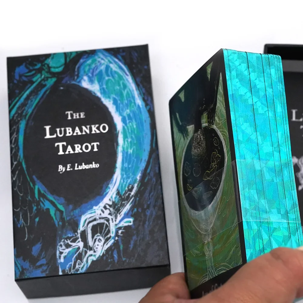 The lubanko tarot 78 cards 1: 1 Size Gilded Edge Guide book Tarot Board games