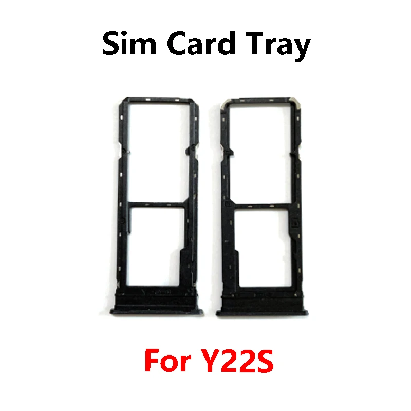 Sim Card Tray For VIVO Y22S SIM Card Holder Socket Tray Reader Repair Replacement Parts