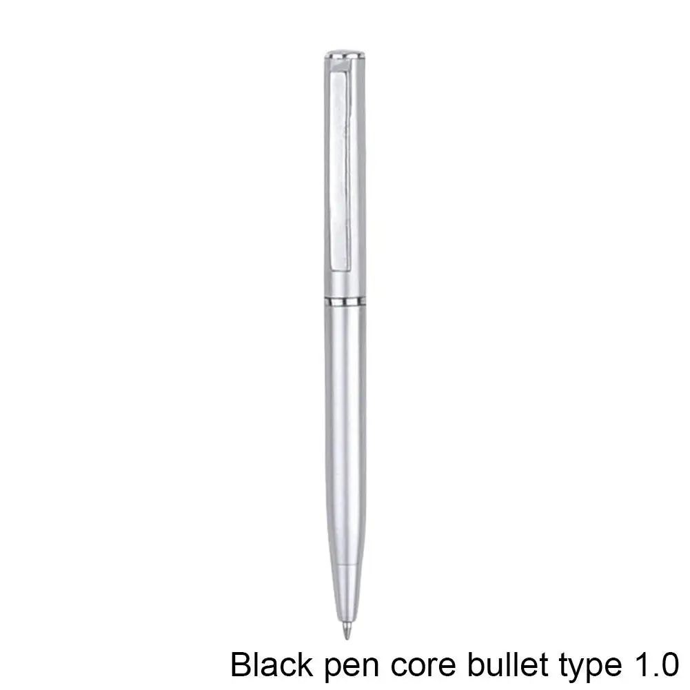 1Pcs High Quality Metal Ballpoint Pen Stainless Steel Stationery Writing Gift Pens And Office School Supplies