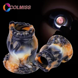 COLMISS Silicone Tunnel Anus Stretcher Ass Wide Open Hollow Anal Dilator Plug Buttplug Inner Speculum BDSM Sex Toy For Men Women