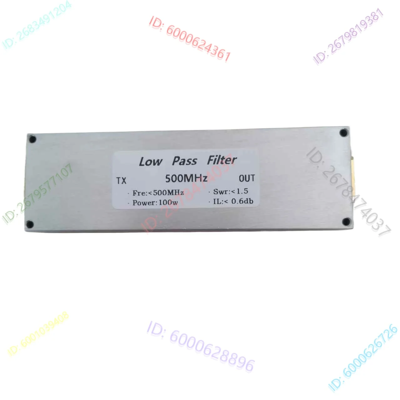 

Low-pass filter LPF-500MHz suppresses harmonics, anti-interference 100w SMA female